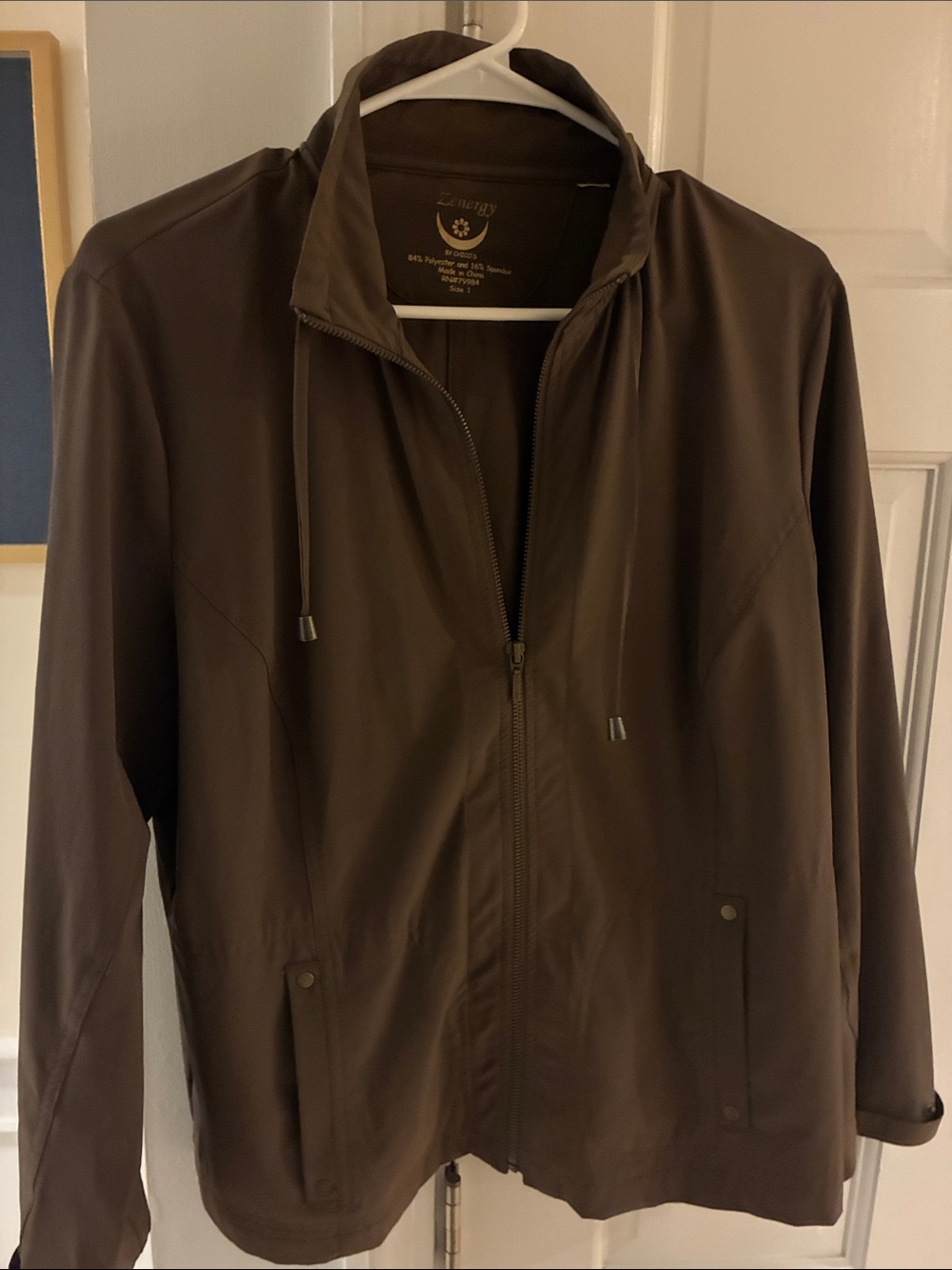 Chico's Women's Brown Lightweight Zip Jacket